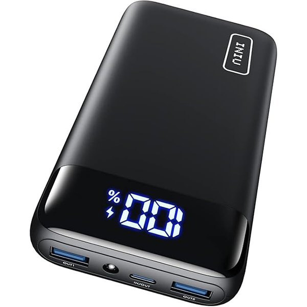 🔥 ¡Gran Remate! Todo desde S/19：INIU Cargador portátil, 22.5 W 20000 mAh USB C entrada y salida cargador rápido, PD 3.0+QC 4.0 pantalla LED paquete de batería compatible con iPhone 16 15 14 13 Pro Samsung S23 Google iPad Tablet, etc